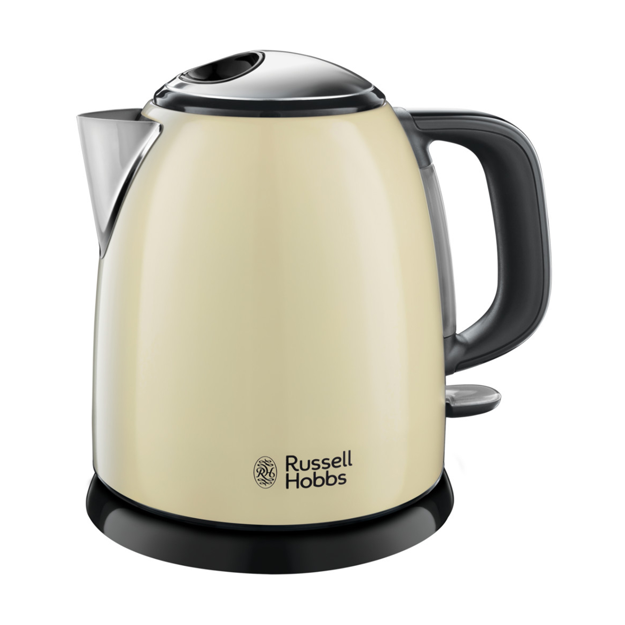 Електрочайник Russell Hobbs Colours Plus Mini бежево-чорний, 1 л (24994-70)